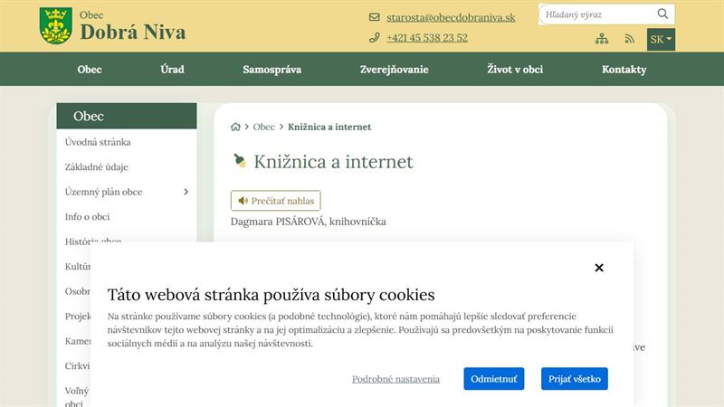 bb_00348 Obecná knižnica Dobrá Niva