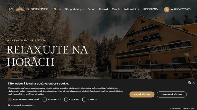 Ski apartmán Spiežovec