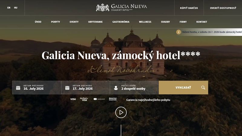 Zámocký hotel Galicia Nueva