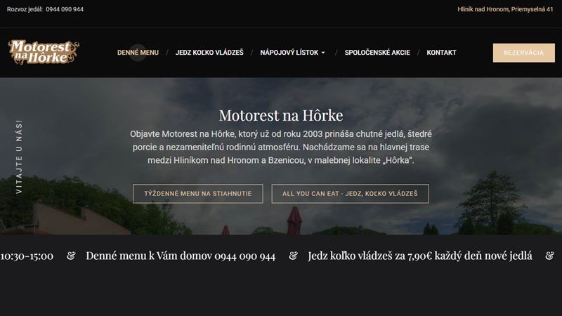 Motorest na Hôrke