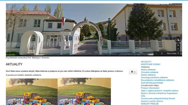 Psychiatrická nemocnica Prof. Matulaya
