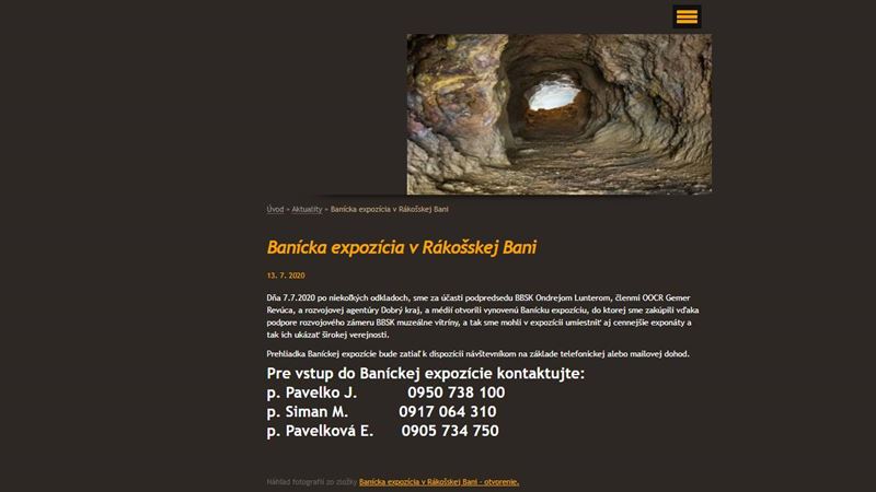 bb_00644 Banícka expozícia Rákošská Baňa