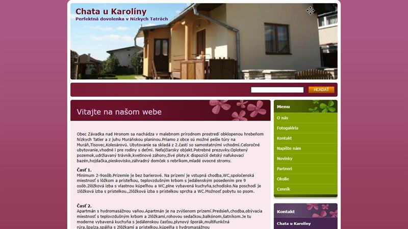 Chata u Karolíny
