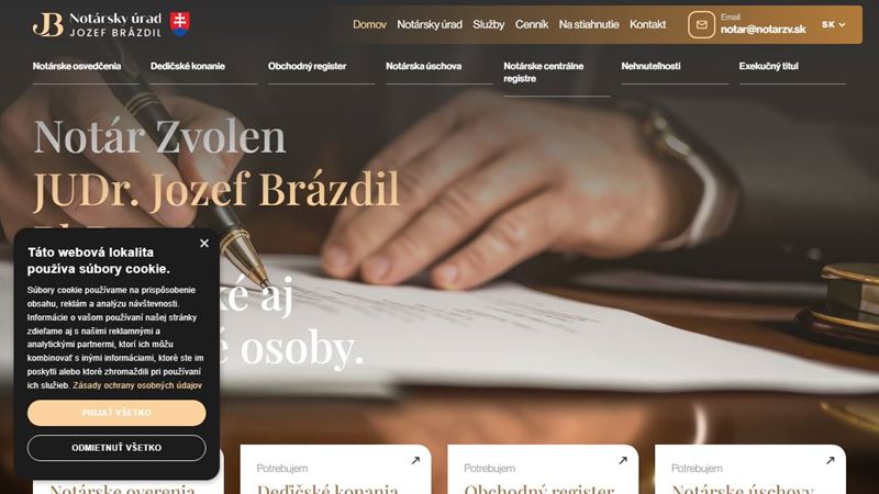 bb_00929 Notársky úrad JUDr. Jozef Brázdil