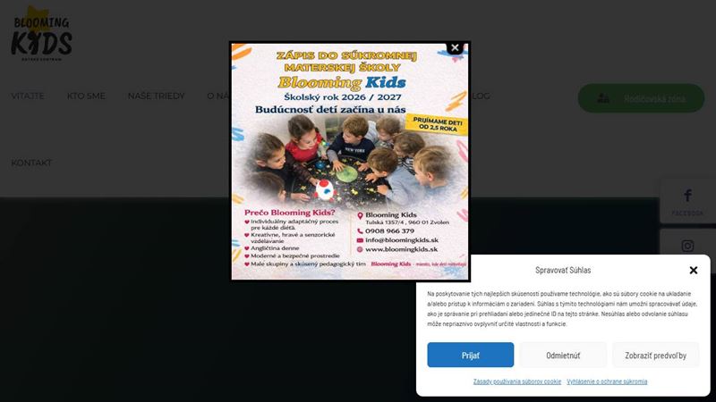 Súkromné detské jasle a materská škola Blooming Kids