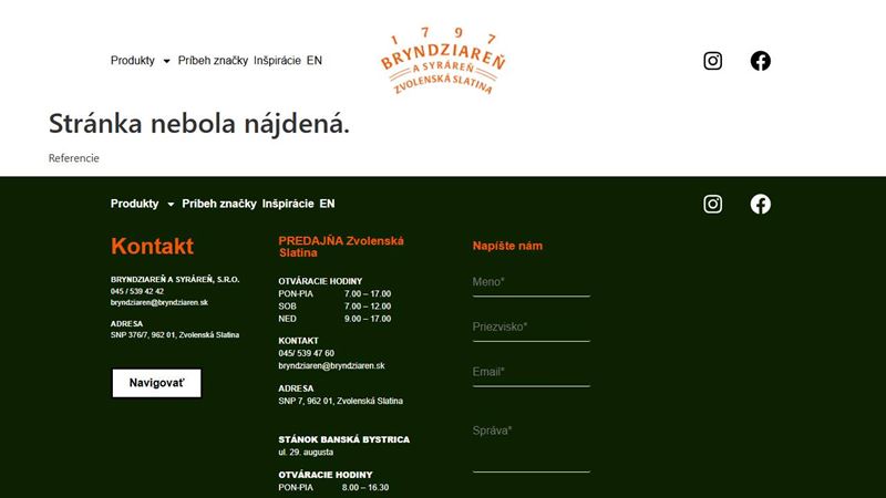 Bryndziareň a syráreň Zvolenská Slatina