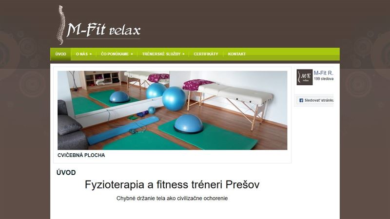 M-Fit Relax Prešov