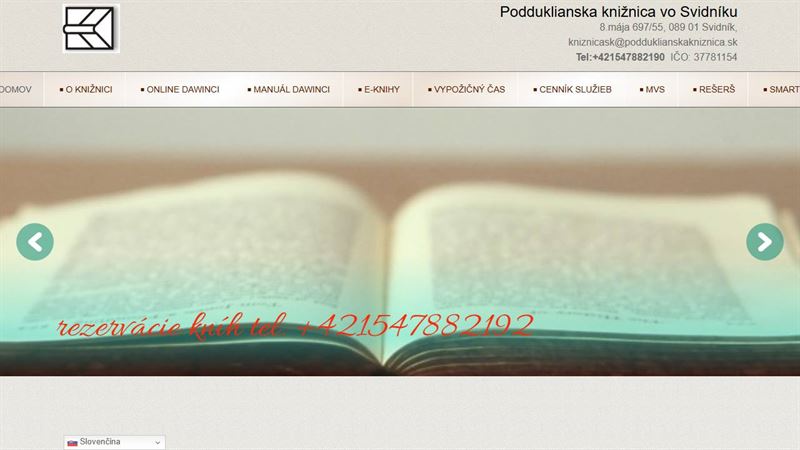 Podduklianska knižnica vo Svidníku
