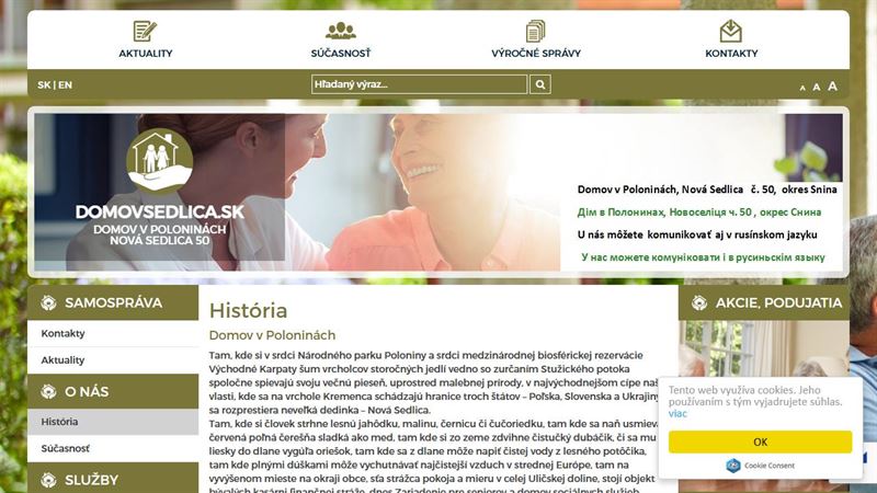 Domov v Poloninách Nová Sedlica DSS