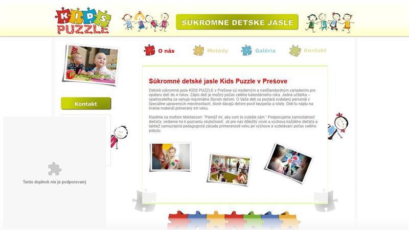 Súkromné detské jasle KIDS PUZZLE