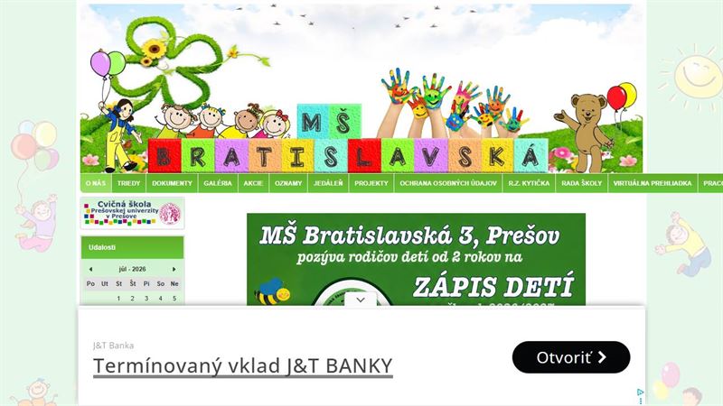 po_row_00195 Materská škola Bratislavská