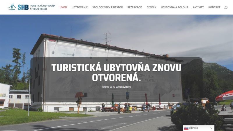 Turistická ubytovňa SHB