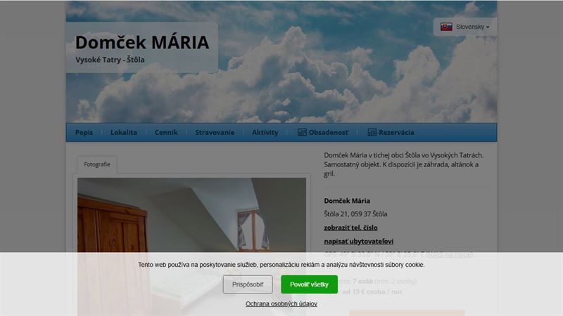 Ubytovanie Mária