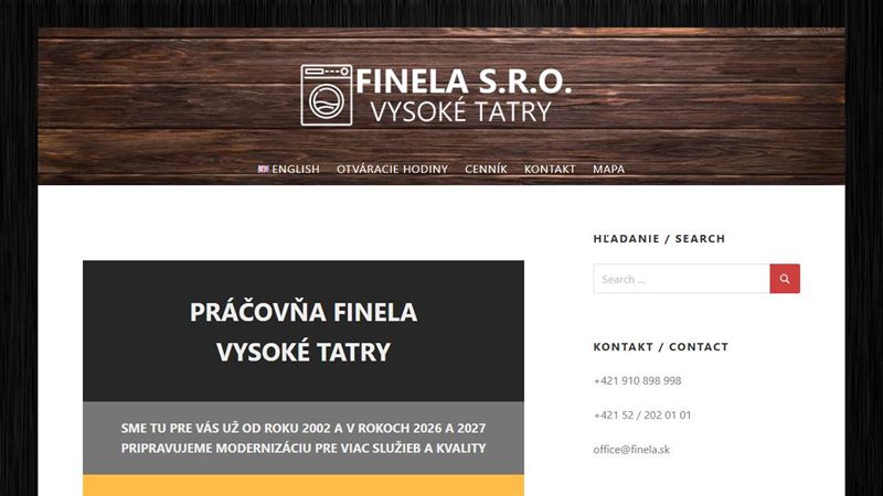 Práčovňa Finela