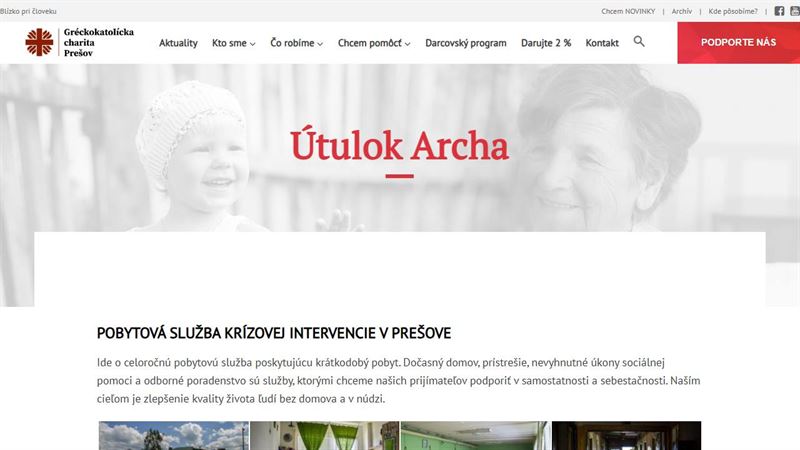 Dom sv. Jána Milostivého - Pobytová služba krízovej intervencie Prešov