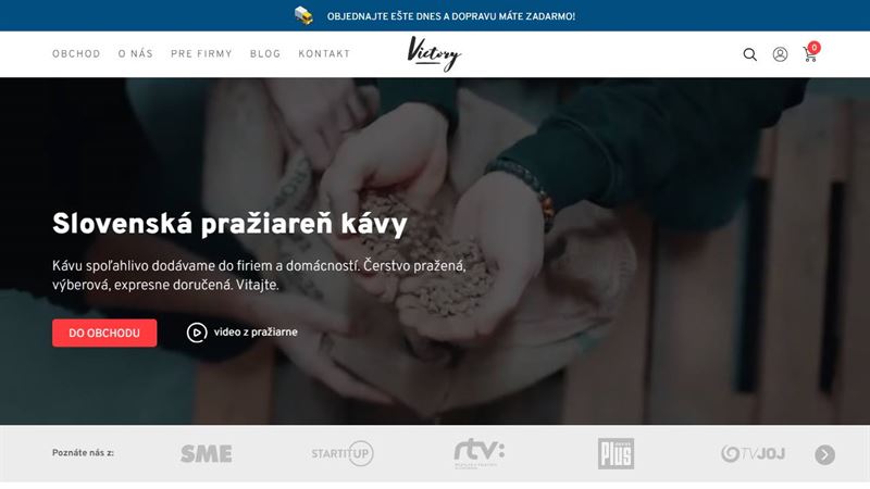 Victory - Lokálna remeselná pražiareň kávy