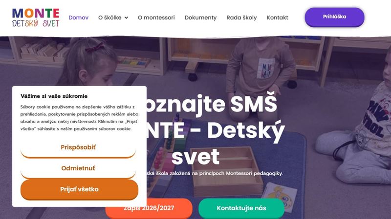 Súkromná materská škola MONTE - Detský svet
