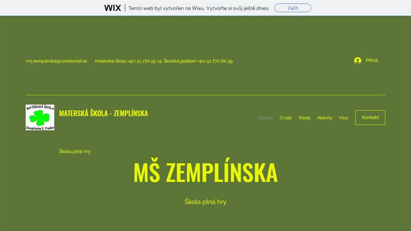 Materská škola Zemplínska