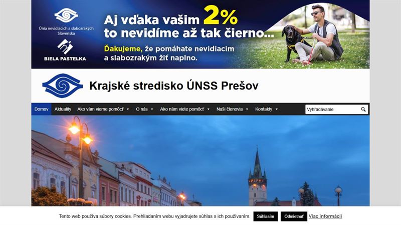 po_row_00846 Únia nevidiacich a slabozrakých Slovenska - krajské stredisko Prešov