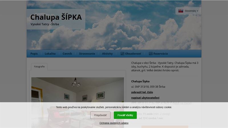 Chalupa Šípka