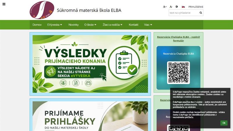 Súkromná materská škola ELBA - elokované pracovisko Moyzesova 45
