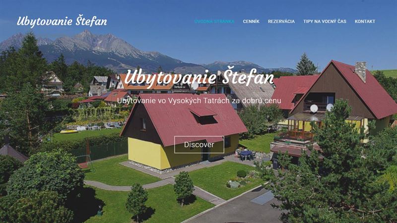 Ubytovanie Štefan
