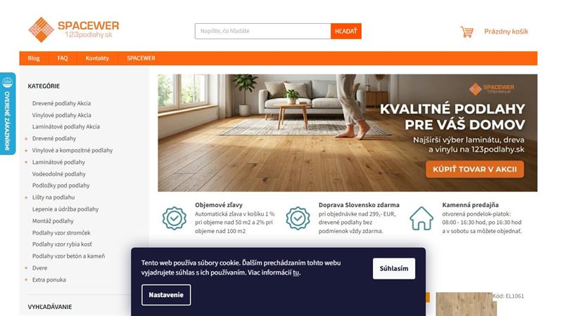 123podlahy.sk - Showroom