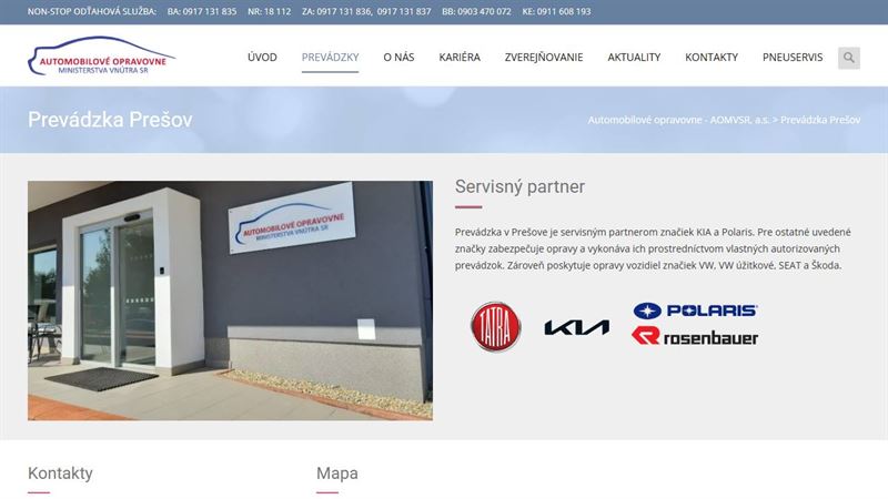 Automobilové opravovne Ministerstva vnútra