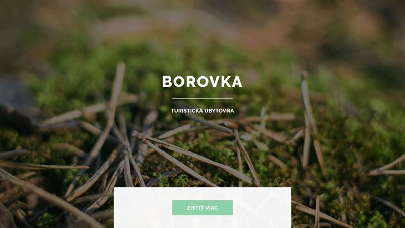 Turistická ubytovňa Borovka