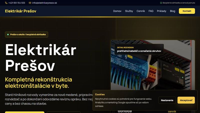 Elektrikár Prešov