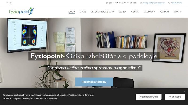 Fyziopoint - Klinika rehabilitácie a podológie