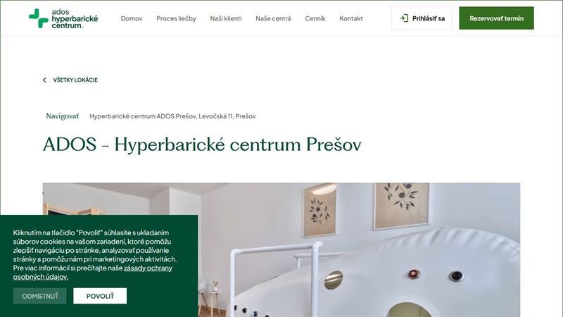 Hyperbarické centrum ADOS Prešov