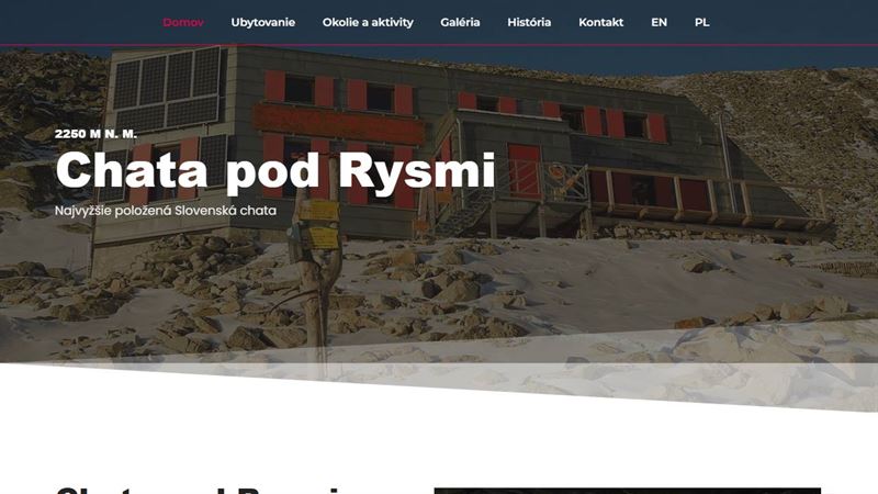 Chata pod Rysmi