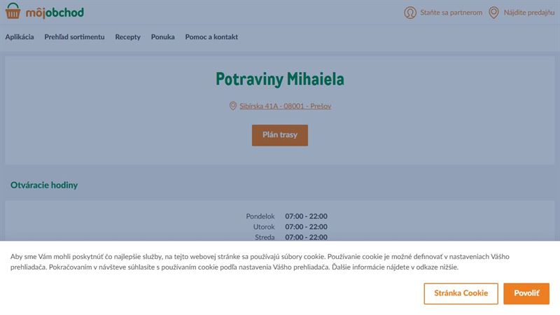 Môj obchod - Potraviny Mihaiela