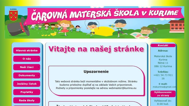 Materská škola Kurima