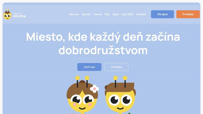 Súkromná materská škola Včielka