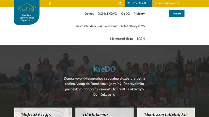 Domčekovo - Nízkoprahová sociálna služba pre deti a rodinu