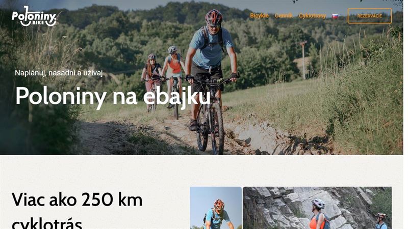 Požičovňa ebajkov - poloniny.bike