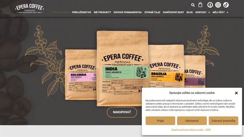 Prešovská pražiareň kávy - EPERA COFFEE