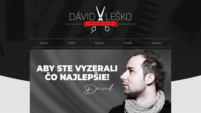Kadernícky salón - Dávid Leško