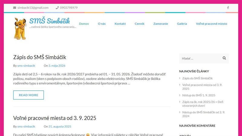 Súkromná materská škola Simbáčik Prešov
