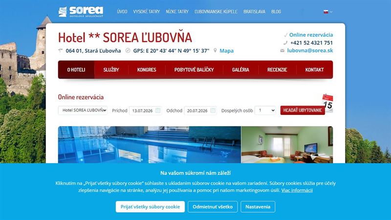 Hotel SOREA Ľubovňa