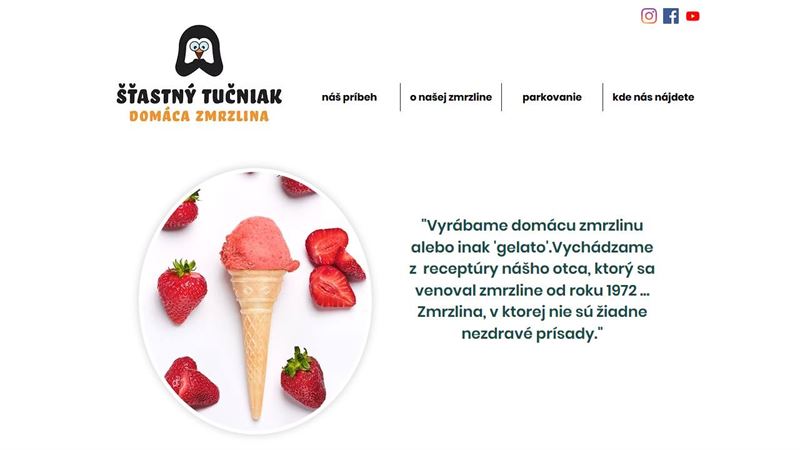 Zmrzlina Šťastný Tučniak