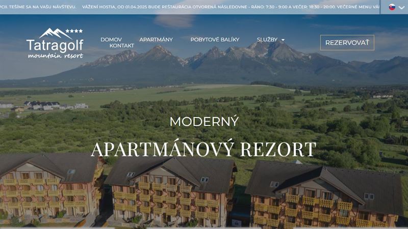 Tatragolf mountain resort