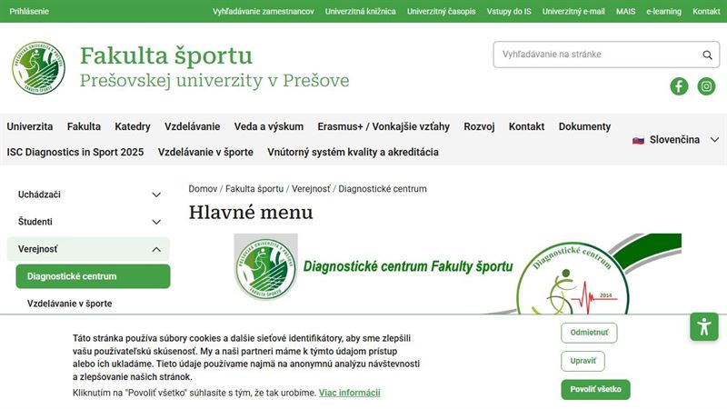 Diagnostické centrum Fakulty športu