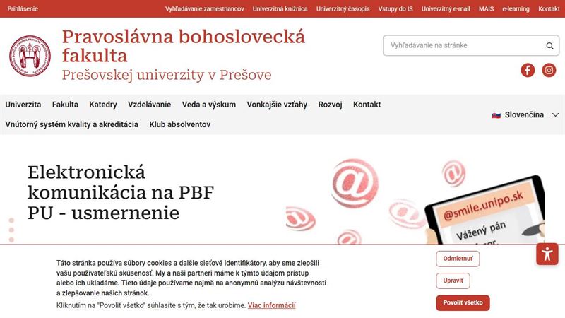 Pravoslávna bohoslovecká fakulta Prešovskej univezity