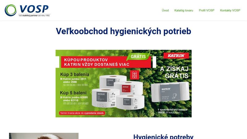 VOSP s.r.o - predajňa