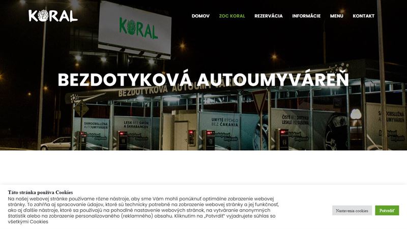 po_row_02709 Bezdotyková Autoumyváreň - ZOC Koral
