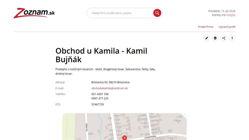 Obchod u Kamila