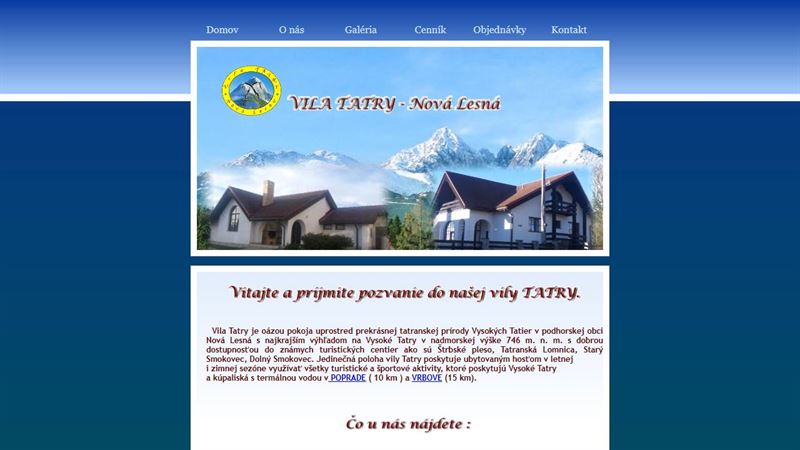 Vila Tatry
